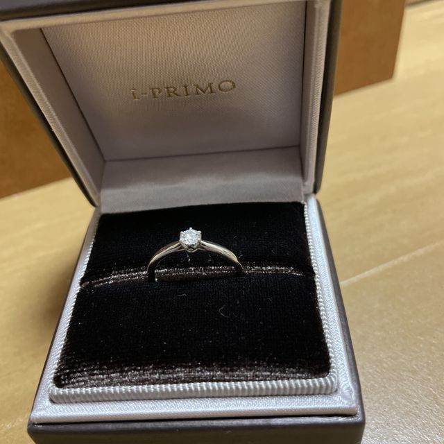 【アイプリモ(I-PRIMO)の口コミ】 前からダイヤがほしくて、どれも似たようなものばかりで迷っていたが試着…