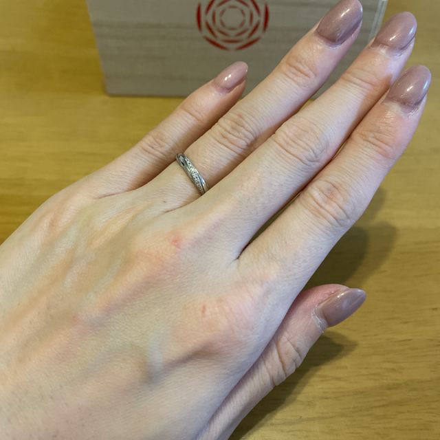 【出雲結(いずもゆい)の口コミ】 指輪のデザインがどこのブランドよりも派手すぎず、さりげないポイントが…