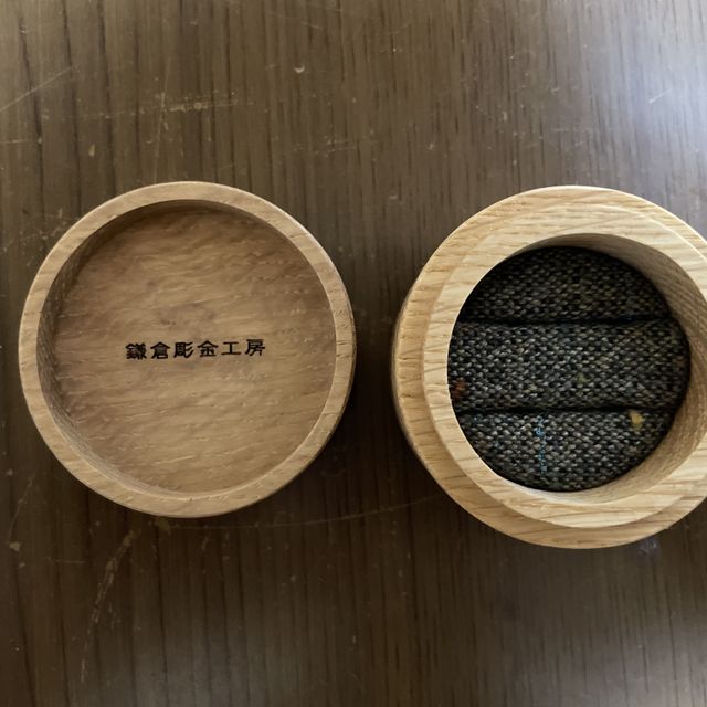 【鎌倉彫金工房の口コミ】 指輪のデザイン、素材全てを自分好みに選べること、指輪の作製の工程の一…