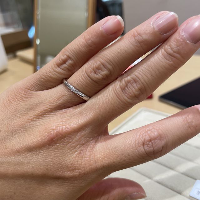 【TRECENTI(トレセンテ)の口コミ】 内甲丸という仕立て方法ということで、指への吸い付きが他と比べてダント…