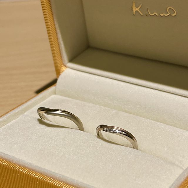 【ケイウノ ブライダル(K.UNO BRIDAL)の口コミ】 いろいろ試着させて頂いた中で、一番自分のイメージと近かった。もともと…