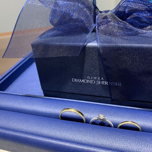 【銀座ダイヤモンドシライシの口コミ】 初めは見学のつもりで入店しましたが話を伺っていく中で、予算内で洗練さ…