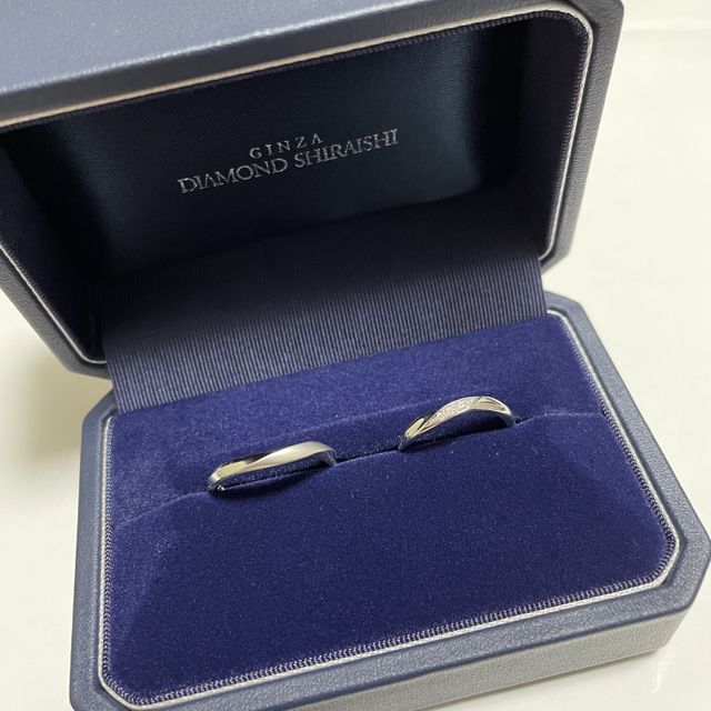 【銀座ダイヤモンドシライシの口コミ】 ホームページで一目惚れしたシンプルで華やかさもあるデザインにしました…