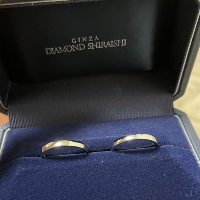 【銀座ダイヤモンドシライシの口コミ】 Anolyuは指輪の幅やデザイン、ダイヤモンドの留め方など選べるので、自分…