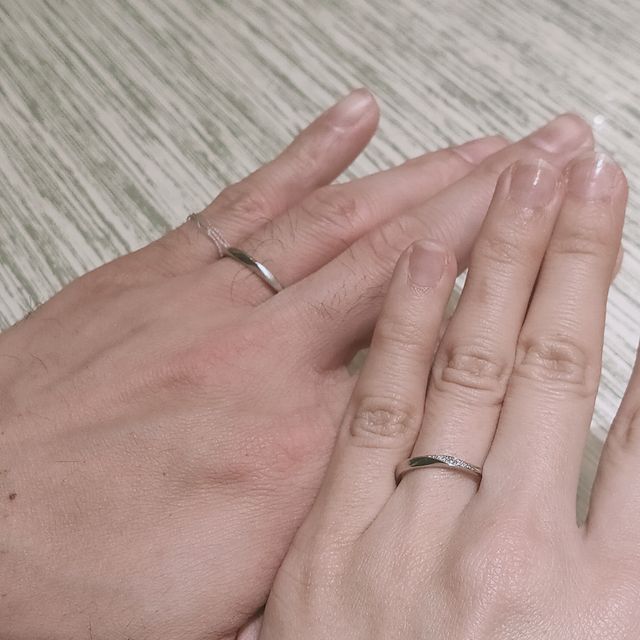 【TRECENTI(トレセンテ)の口コミ】 角が丸みを帯びていて、付け心地がとても良かったです。ダイヤモンドがあ…