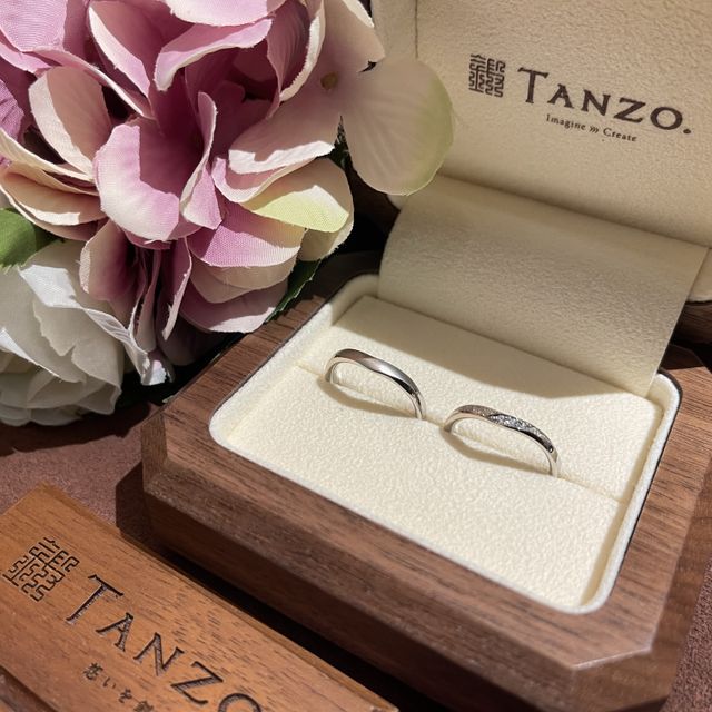 【TANZO.(鍛造指輪)の口コミ】 指輪を購入する前に色々なブランドを見に行きましたが、TANZOさんは素材に…