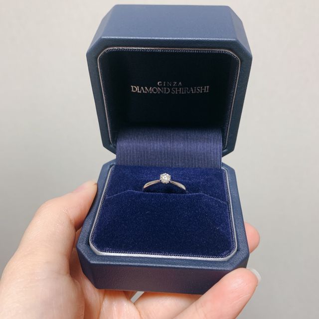 【銀座ダイヤモンドシライシの口コミ】 シンプルなデザインと、口コミ通りつけ心地が良いところが気に入りました…