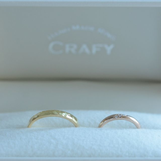 【CRAFY(クラフィ)の口コミ】 ブランドなど特にこだわりがなかったので、指輪を手作りできるお店を探し…