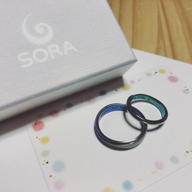 【SORA(ソラ)の口コミ】 25周年の記念の指輪を探してました。空と海をイメージ出来る指輪が欲しく…