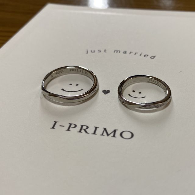 【アイプリモ(I-PRIMO)の口コミ】 何店舗か回ってみたのですが、デザインが1番素敵で一目惚れでした。婚約指…