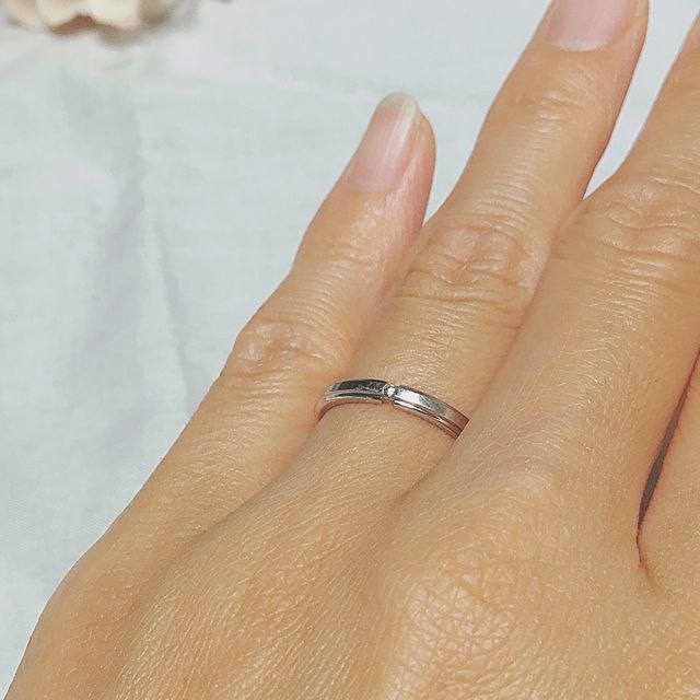 【FISCHER(フィッシャー)の口コミ】 主人は太めのデザインを希望しており、私も華奢なタイプは似合わないだろ…