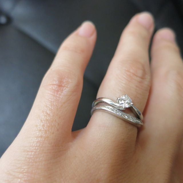 【アイプリモ(I-PRIMO)の口コミ】 予算とシンプルなデザインで普段付けていてもおかしくないものを、と店舗…