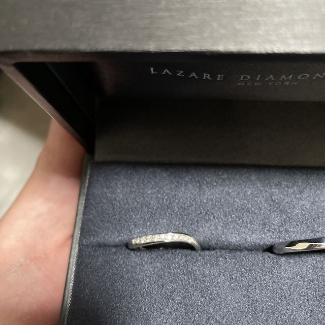 【ラザール ダイヤモンド(LAZARE DIAMOND)の口コミ】 指輪を取り扱っている仙台市内のお店をほとんど回り、1番気に入ったデザイ…