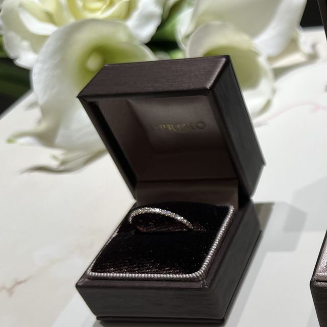 【アイプリモ(I-PRIMO)の口コミ】 結婚指輪と一緒に重ね付けしたかったため、このタイプのものを購入しまし…