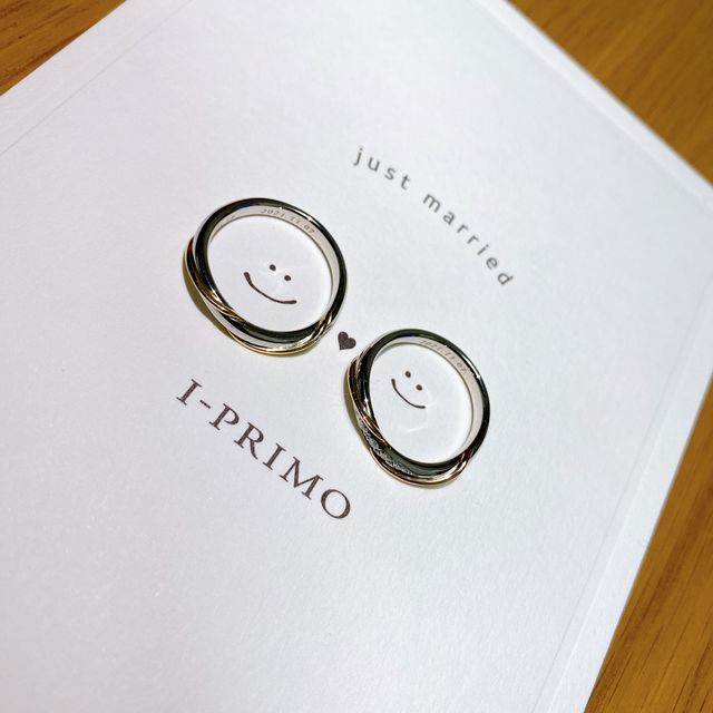 【アイプリモ(I-PRIMO)の口コミ】 私たち夫婦は仕事で平日指輪を付けれないので
シンプルより少し派手目な指…