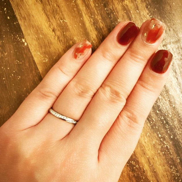 【TOMOE(トモエ)の口コミ】 新婦　巴　16号
新郎　対極　10号
で購入しました。

結婚指輪を選ぶとき…