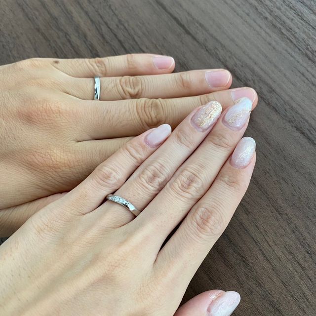 【TANZO.(鍛造指輪)の口コミ】 一生つけ続ける結婚指輪だから、特別なものにしたく、フルオーダーで自分…
