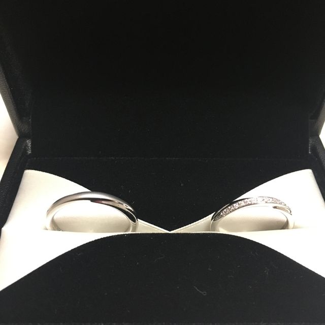 【エクセルコダイヤモンド(EXELCO DIAMOND)の口コミ】 複数のお店を何度も回っていっぱい見ましたが、ダイヤの並び方やデザイン…