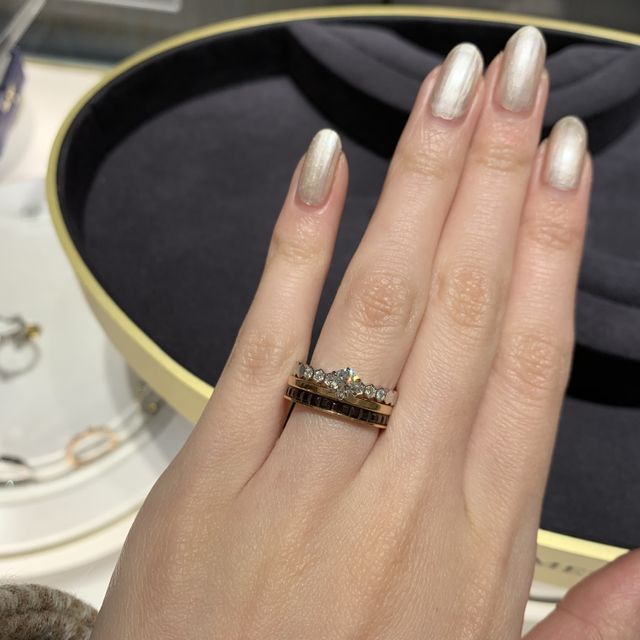【ショーメ(CHAUMET)の口コミ】 名前からとても可愛く、デザイン性もありとても素敵でした。今回つけたの…