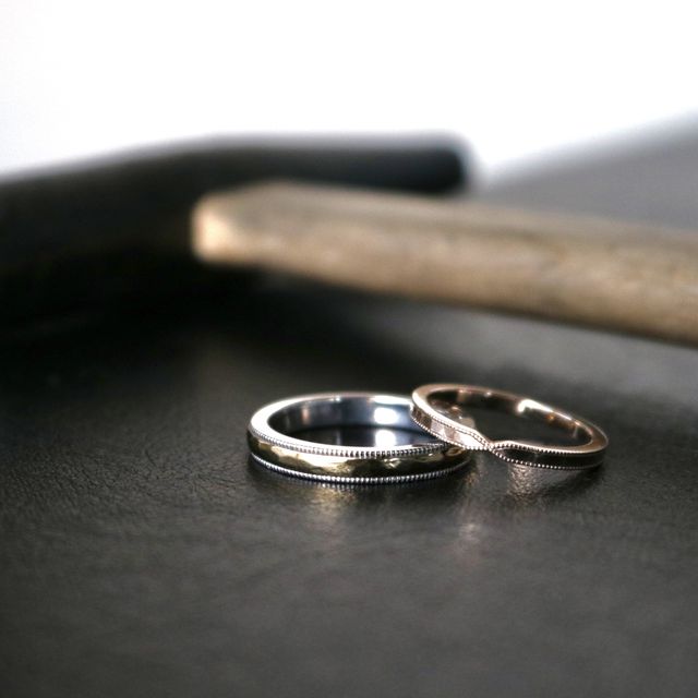 【鶴(mikoto)の口コミ】 私は指が細くて夫とデザインを全く同じにした時に少し指輪が太く見えてし…