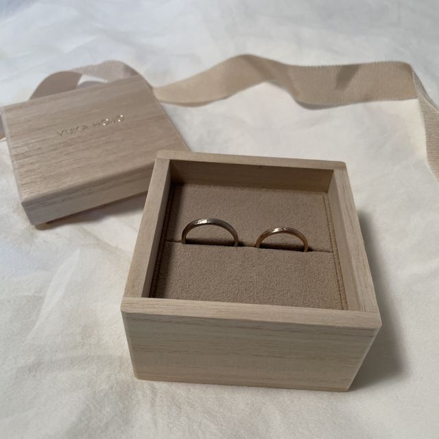 【YUKA HOJO(ユカホウジョウ)の口コミ】 マットなデザインは最初考えていなかったですが、自分の手にはめてみたら…