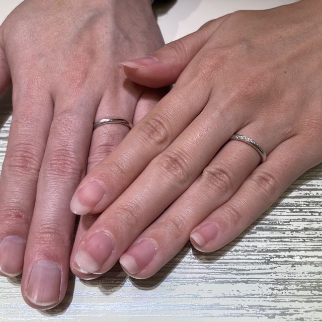 【TRECENTI(トレセンテ)の口コミ】 何個か試着したんですが、1番最初に試着したアニバーサリオ(ストレート、…