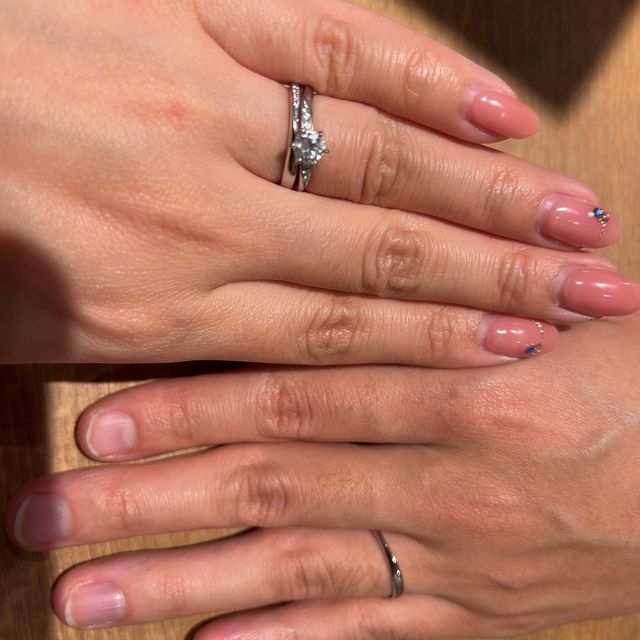 【銀座ダイヤモンドシライシの口コミ】 ペアで20万円程度で、既に持っていた婚約指輪と合うものを探していました…