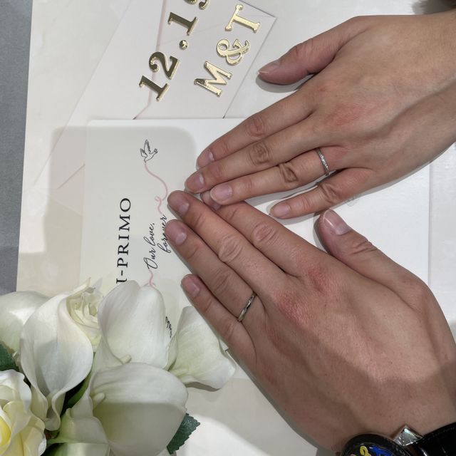 【アイプリモ(I-PRIMO)の口コミ】 指輪の知識がなにもない状態で来店した私たちに、丁寧に指輪の知識を教え…