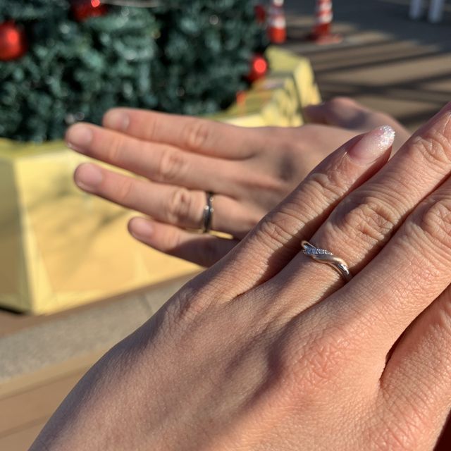 【ケイウノ ブライダル(K.UNO BRIDAL)の口コミ】 フルオーダーで作れるということで二人だけの気持ちを店員さんやデザイナ…