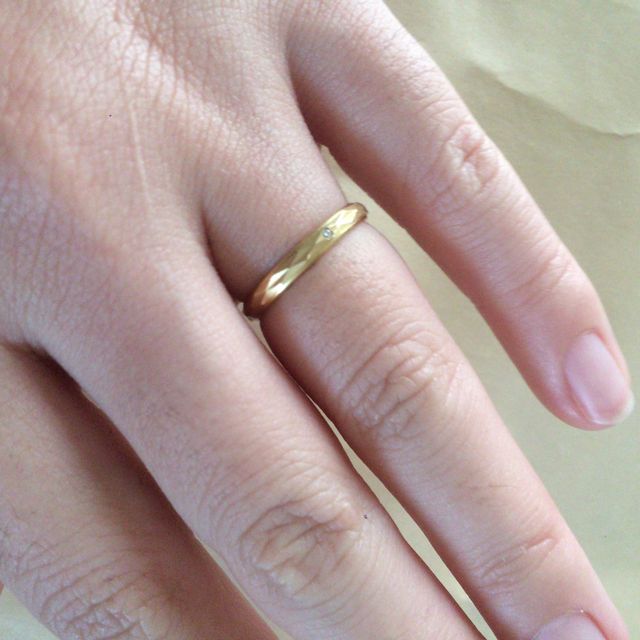 【with Happiness..の口コミ】 結婚指輪を探していて行き当たりばったりに入ったお店で一目惚れしました…