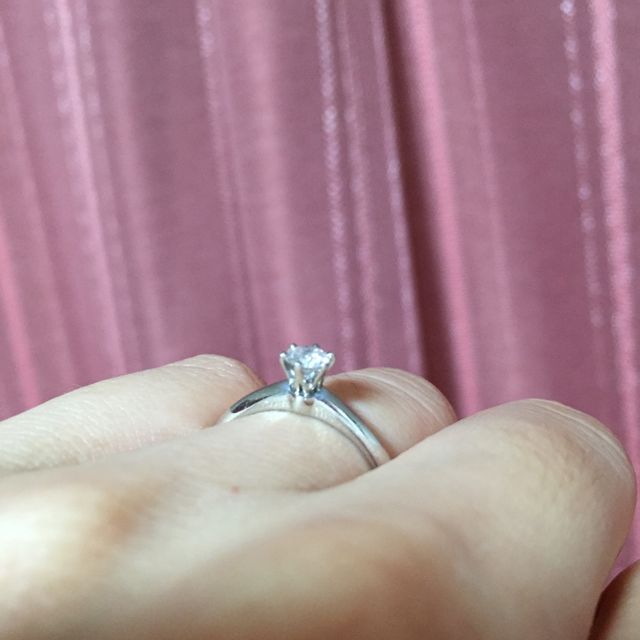 【ティファニー(Tiffany & Co.)の口コミ】 ティファニーが好きだったので、ブランドは最初から決めていました。ティ…