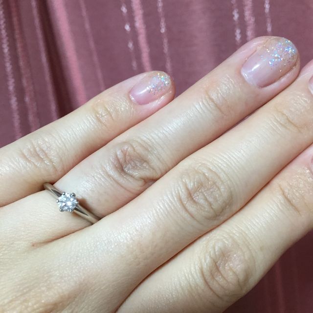 【ティファニー(Tiffany & Co.)の口コミ】 ティファニーが好きだったので、ブランドは最初から決めていました。ティ…