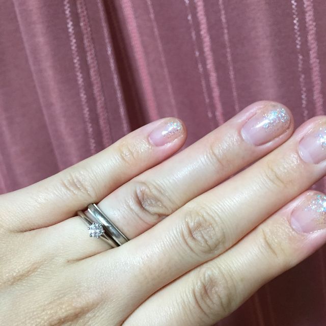 【ティファニー(Tiffany & Co.)の口コミ】 以前ファッション雑誌で結婚指輪の特集があり、その時一目で気に入ってし…