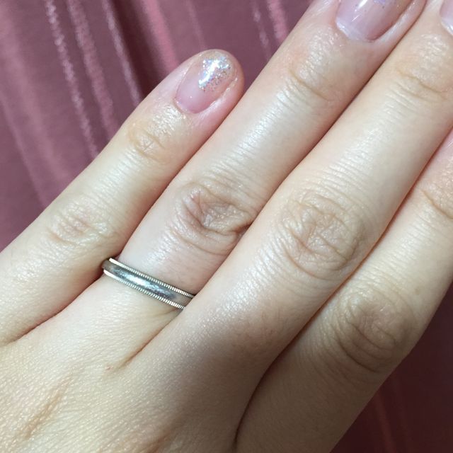 【ティファニー(Tiffany & Co.)の口コミ】 以前ファッション雑誌で結婚指輪の特集があり、その時一目で気に入ってし…
