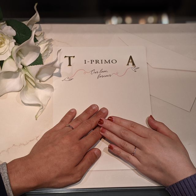 【アイプリモ(I-PRIMO)の口コミ】 いくつかお店をまわりましたが、デザインがこれ以上に気に入ったものがな…