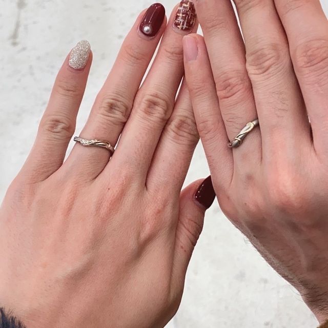 【ケイウノ ブライダル(K.UNO BRIDAL)の口コミ】 接客も心地良く、その場でデザイナーが雑談からデザインを描いてください…