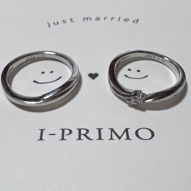 【アイプリモ(I-PRIMO)の口コミ】 指輪の意味がとても素敵なのと、他にないデザインが決め手で選びました。…
