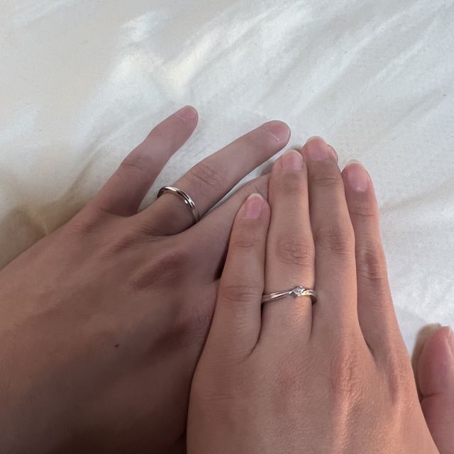 【アイプリモ(I-PRIMO)の口コミ】 指輪の意味がとても素敵なのと、他にないデザインが決め手で選びました。…