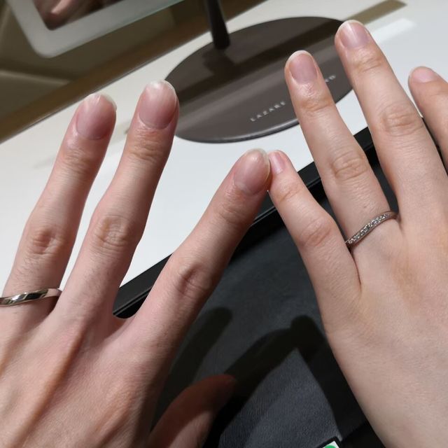 【ラザール ダイヤモンド(LAZARE DIAMOND)の口コミ】 デランシーにしました！
決め手は、キラキラと輝くダイヤがたくさんついて…