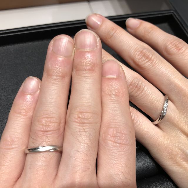 【エクセルコダイヤモンド(EXELCO DIAMOND)の口コミ】 デザイン、価格帯、ウェーブのデザイン、とにかく他の店舗にはない素敵な…