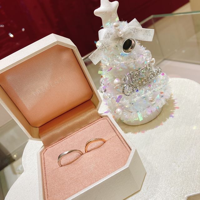 【TRECENTI(トレセンテ)の口コミ】 もともとは他の店舗で既に指輪を試着してデザインも決めており、最後に他…