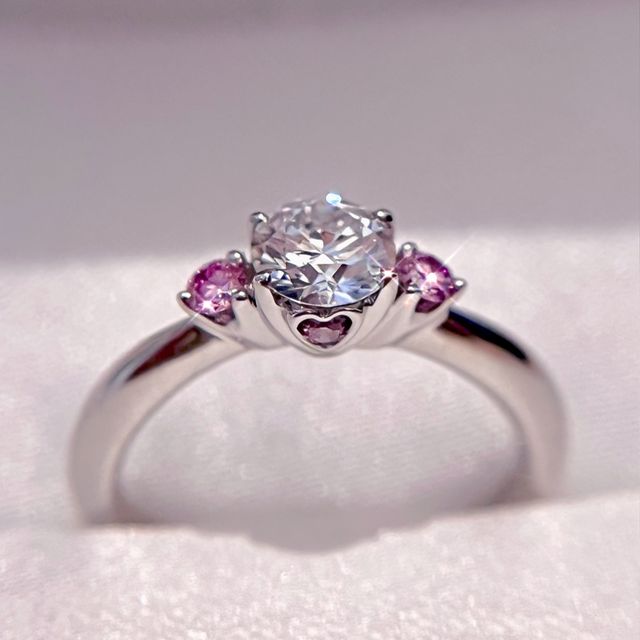 【Ginza Rim(銀座リム)の口コミ】 どうしてもピンクダイヤが良くてこのお店に決めました。ダイヤモンドもキ…