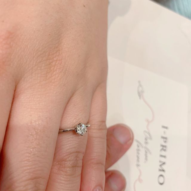 【アイプリモ(I-PRIMO)の口コミ】 アイプリモの提供するサービス「パーフェクトプロポーズリング」により購…