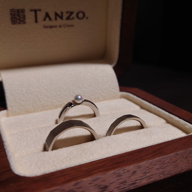 【TANZO.(鍛造指輪)の口コミ】 フルオーダーなので担当さんにサポートしてもらって納得するデザインにで…