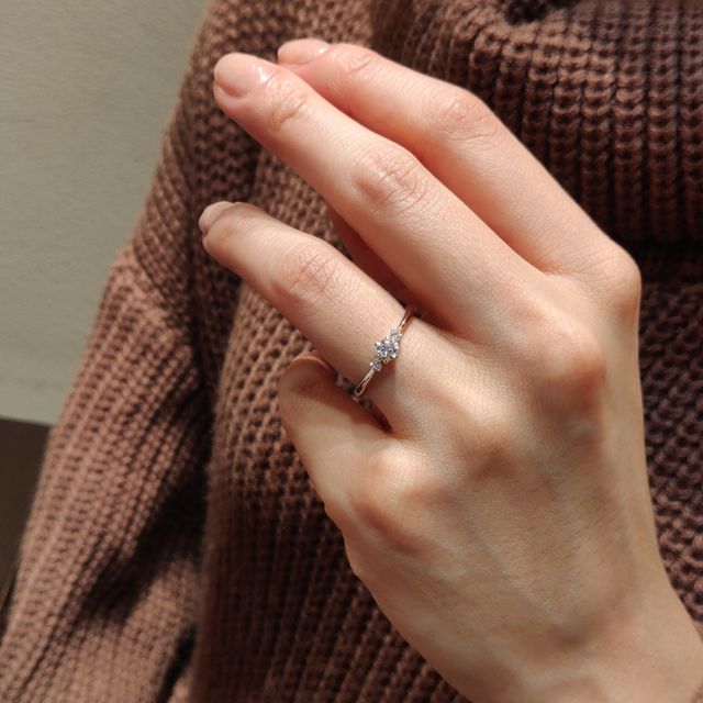 【TRECENTI(トレセンテ)の口コミ】 ダイヤモンドの品質がとても良く気に入りました。特によりダイヤモンドの…