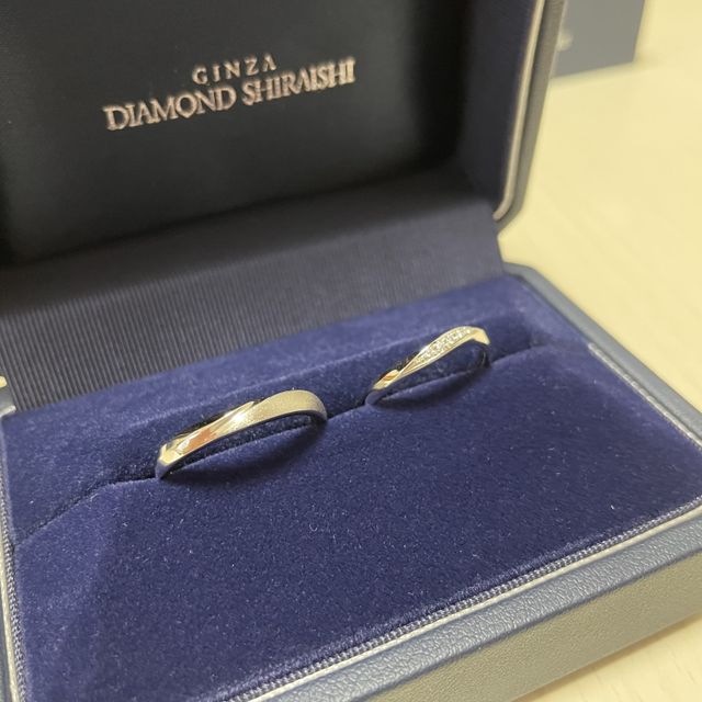 【銀座ダイヤモンドシライシの口コミ】 男性向け指輪のデザインの豊富さ、また他店にはないマット加工がとても気…