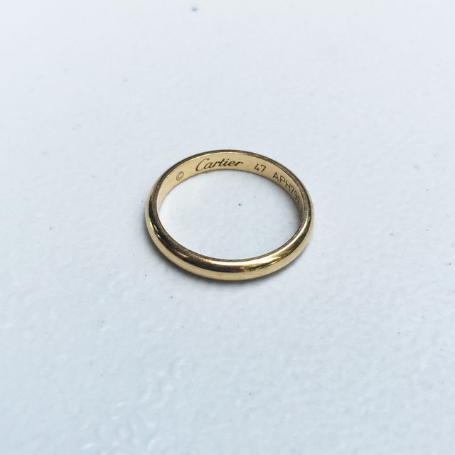 【カルティエ(Cartier)の口コミ】 夫がイエローゴールドの結婚指輪をはめたいと言っていたので、それをきっ…