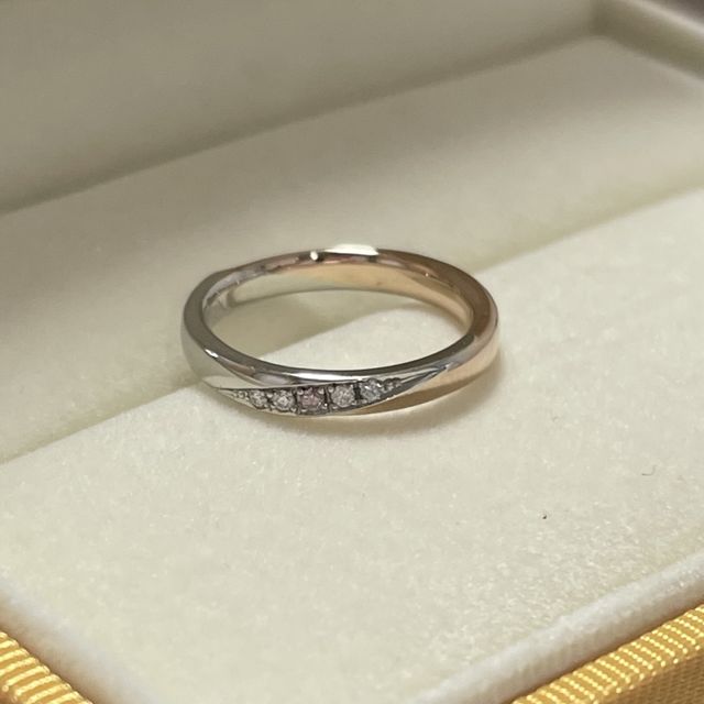 【ケイウノ ブライダル(K.UNO BRIDAL)の口コミ】 旦那さんはゴールド、私はプラチナ希望と好みが異なりリング探しに苦戦し…