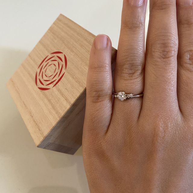 【出雲結(いずもゆい)の口コミ】 結婚を考え始め、プロポーズリングを探していた際、Instagramの広告で見か…