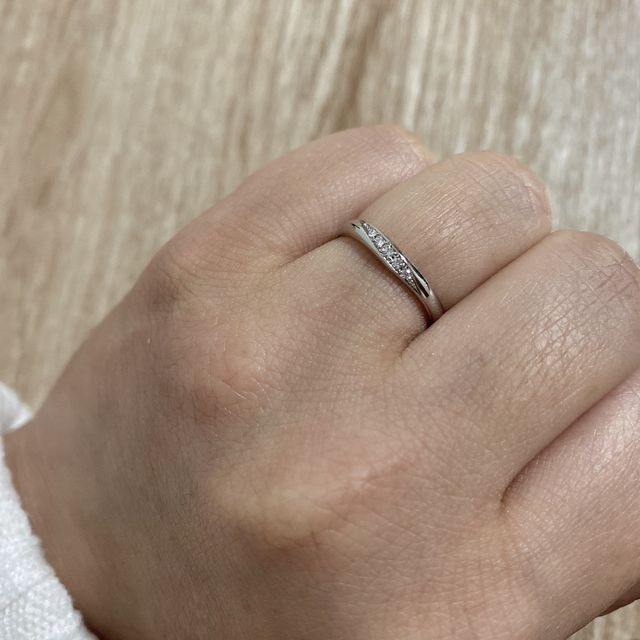 【銀座ダイヤモンドシライシの口コミ】 銀座ダイヤモンドシライシさんはとても付けやすくて着け心地がとても良く…